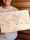 World Map Puzzle | 76 pieces