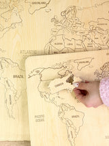World Map Puzzle | 76 pieces