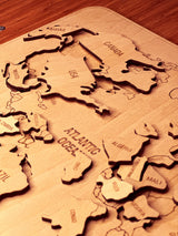 World Map Puzzle | 76 pieces